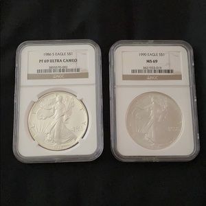1 oz Silver Eagle Coins